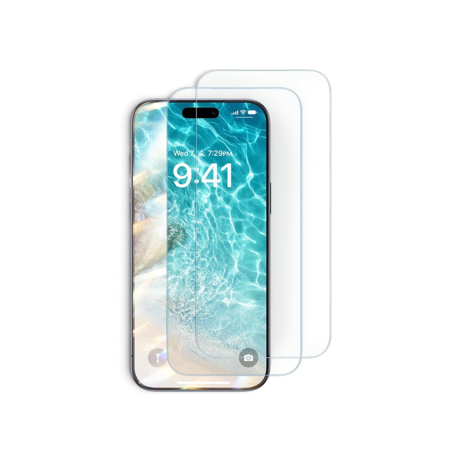 Screen Protector Glass For iPhone 18 Pro Max/18 Pro | Pack Of 2 |Super Clear | Strong Protective Film