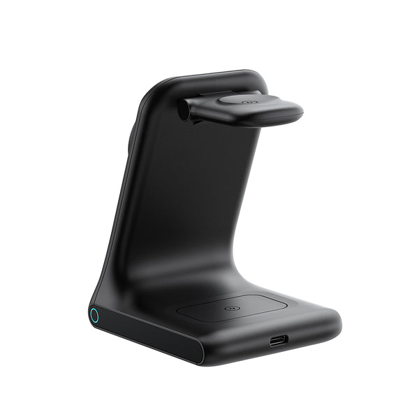 3-in-1 Magnetic Wireless Charging Stand for Phone Watch Earbuds
