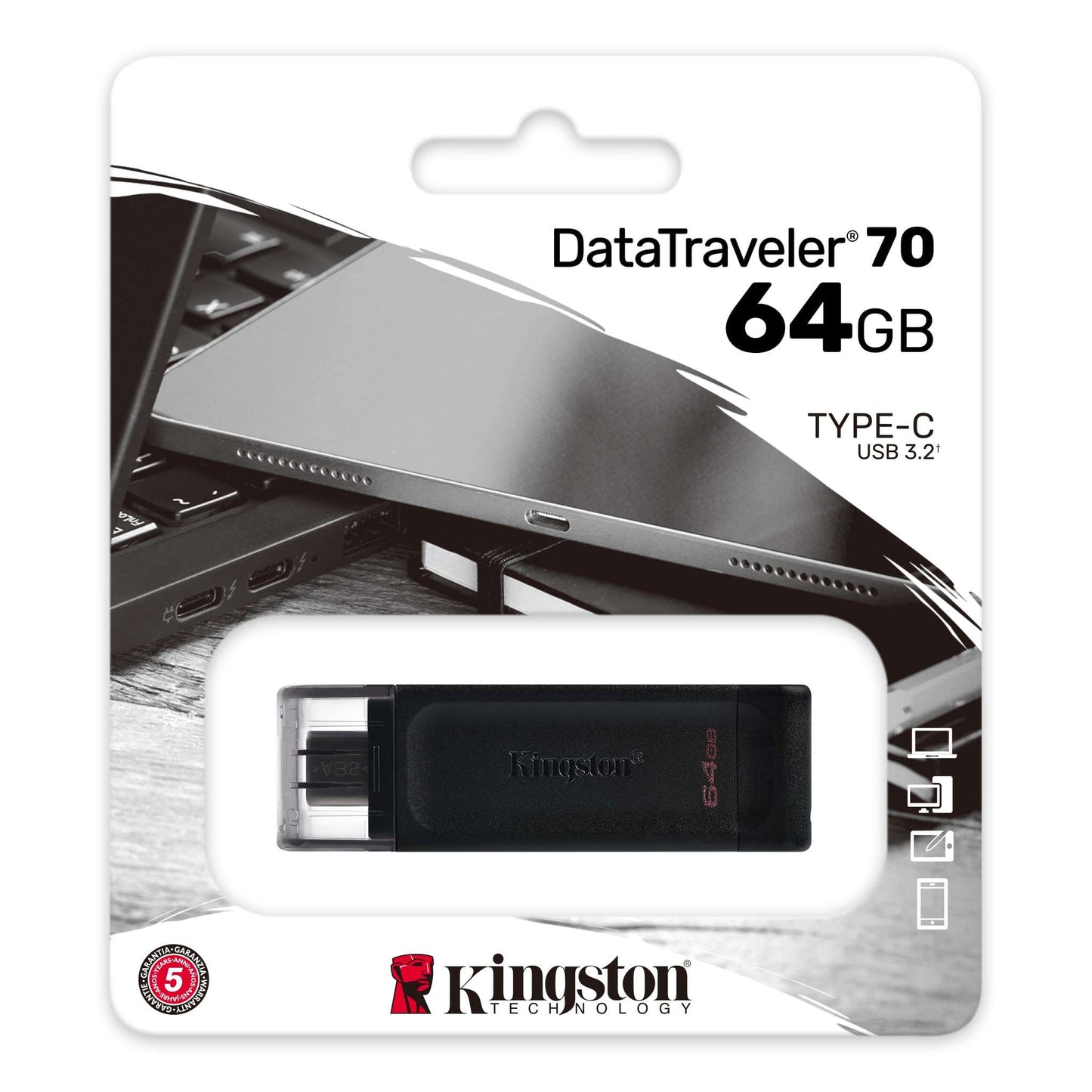 Kingston DataTraveler USB Flash Drive - USB-C Pen Drive - Memory Stick - 32gb, 64gb, 128gb, 256gb & 512gb - GADGETOLOGY