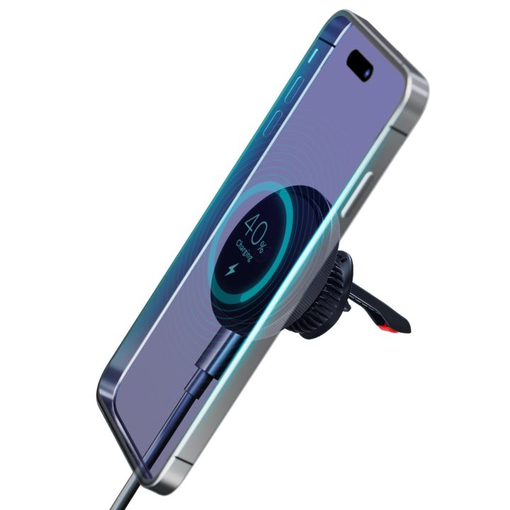 3mk Car MagCharger™ for Airvent – Magnetic Car Mount with Wireless Charging
