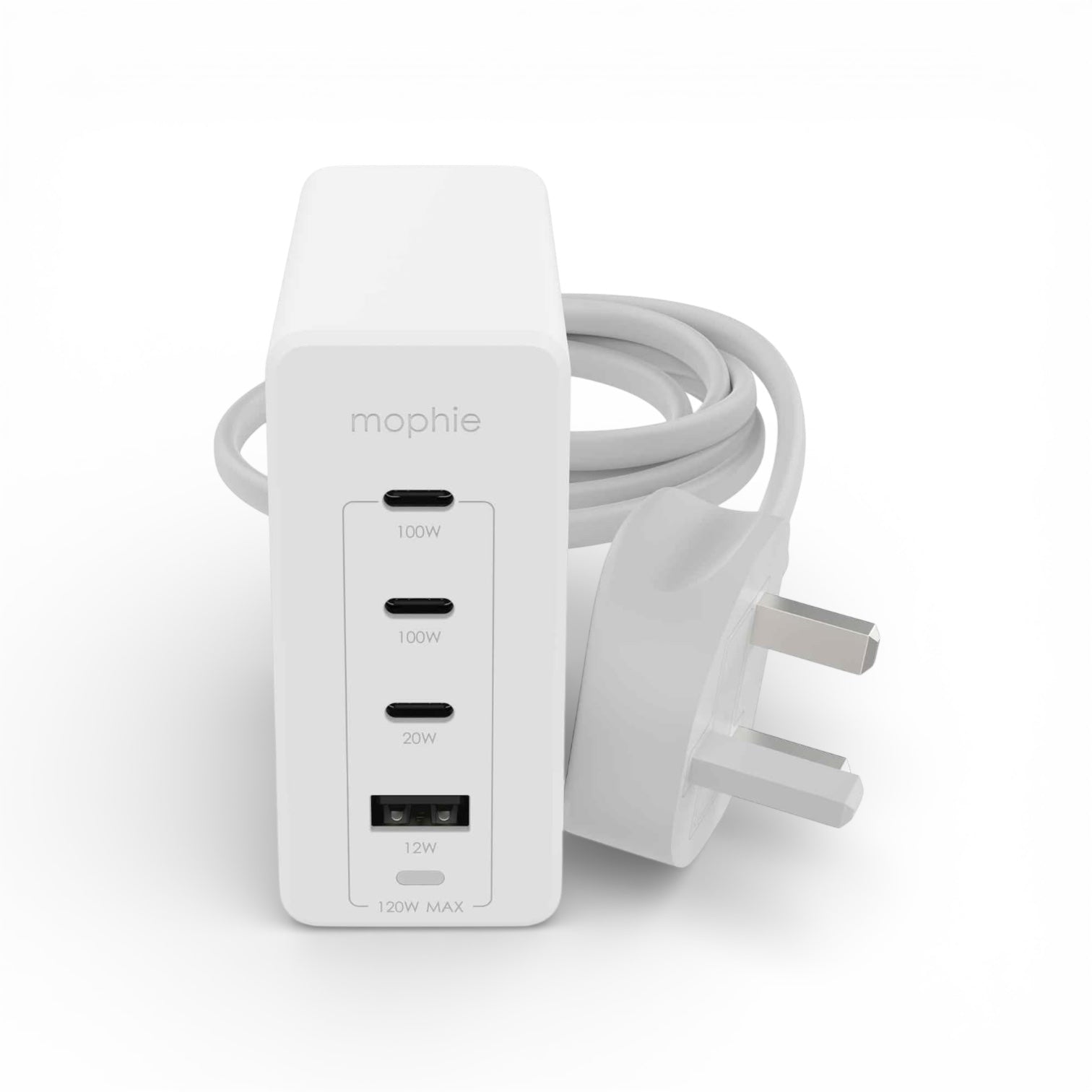 mophie 120w charging powerstation for laptop ipad iphone fast charger multi charging port 