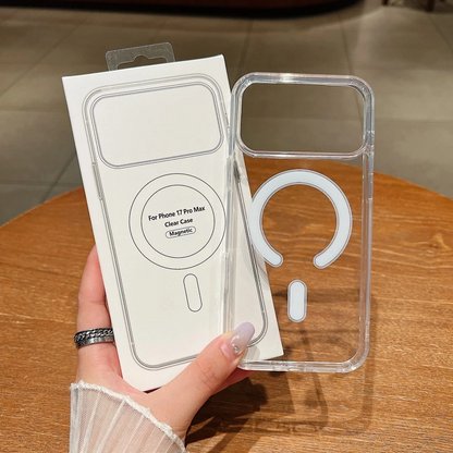 MagSafe Magnetic Clear Shockproof Case for iPhone 17 Series