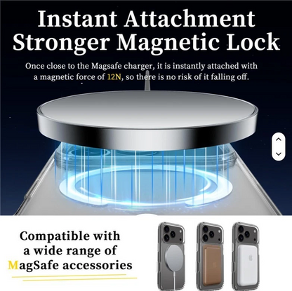 MagSafe Magnetic Clear Shockproof Case for iPhone 17 Series