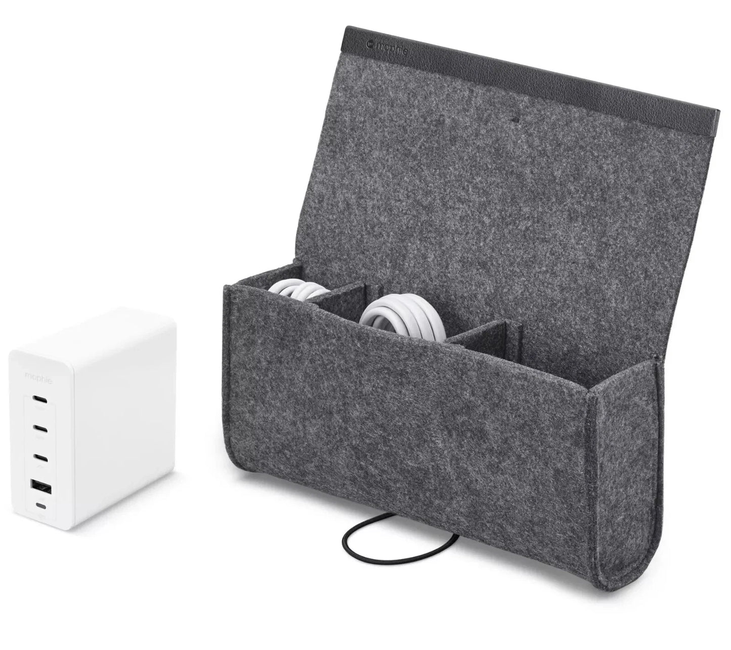 Mophie 120W 4 Port (3 USB-C, USB-A) GaN Ultra Fast Charger - Travel Kit Speedport 120 - White UK For iPad , iPhone, Macbook, Laptops Powerstation