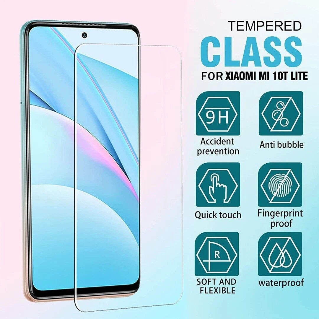 For Redmi Phone Screen Protector Tempered Glass HD Clear (2Pcs)