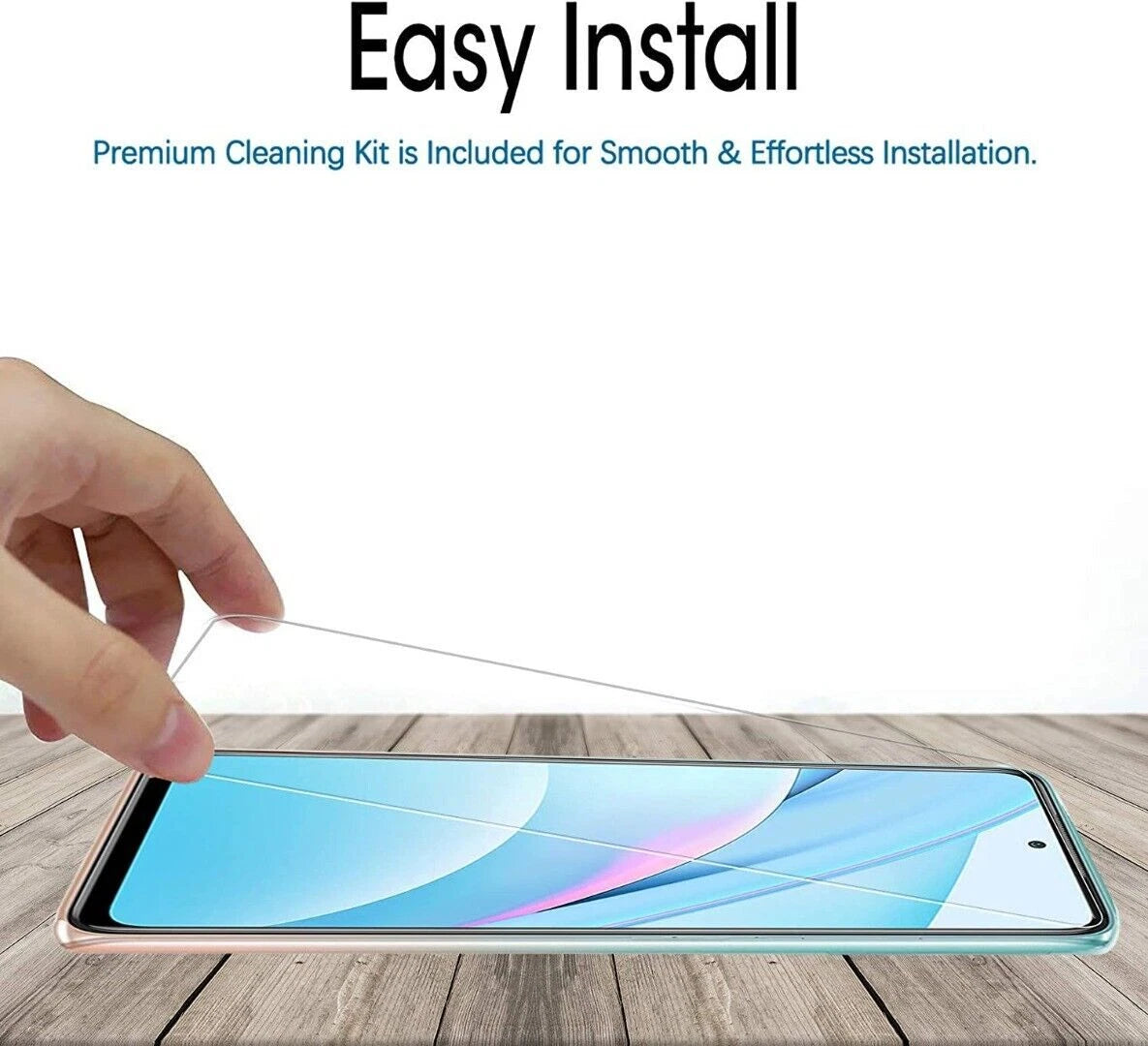 For Redmi Phone Screen Protector Tempered Glass HD Clear (2Pcs)