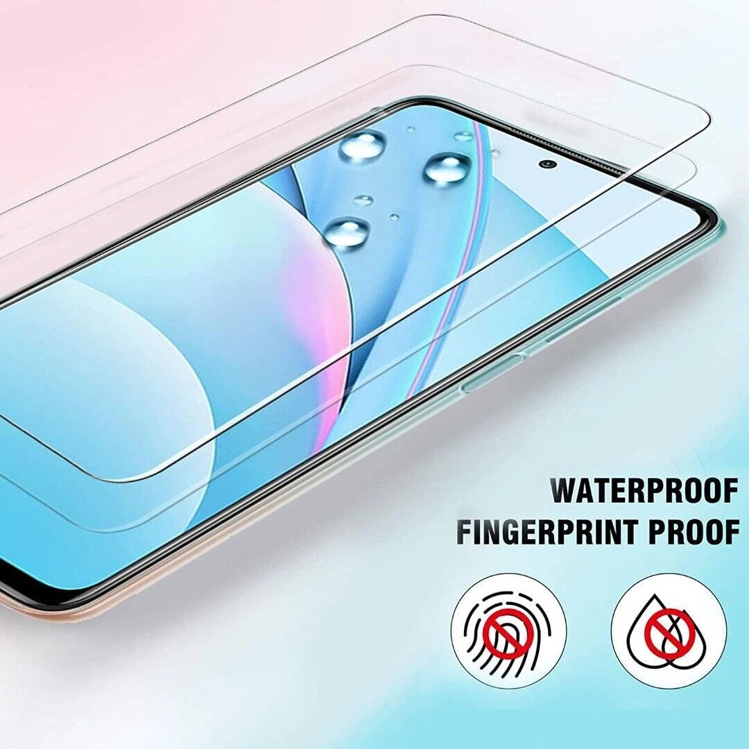 For Redmi Phone Screen Protector Tempered Glass HD Clear (2Pcs)