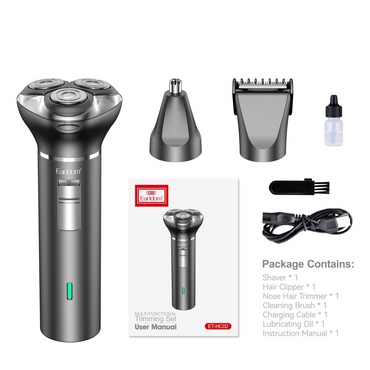Rechargeable 3in1 grooming kit electric shaver for men beard hair trimmer Nose Razor Beard Shaving Machine clipper epila