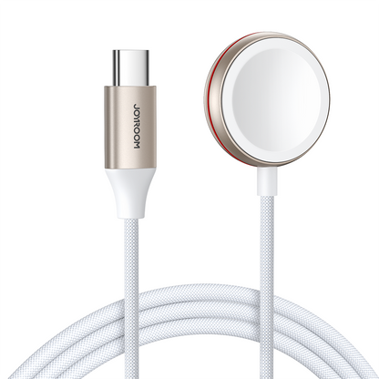 JOYROOM S-IW011 USB-C Magnetic Charging Cable for Apple Watch 1.2m White